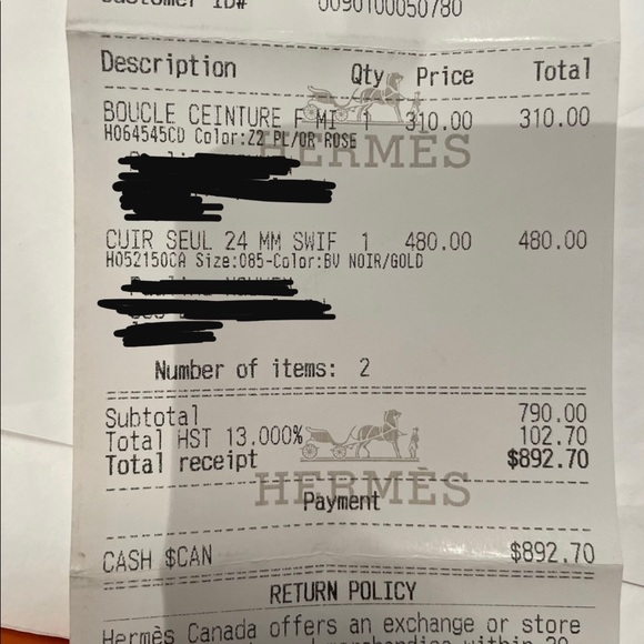 Hermes belt - Picture 5 of 5